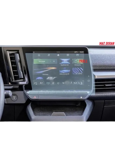 Renault Megane 2023-2024 Hayalet Gösterge Ve Multimedya Uyumlu Set Mat Ekran Koruyucu