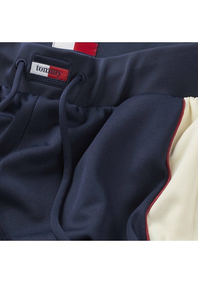 Tommy Jeans Colourblock Erkek Mavi Eşofman Altı Düz Dm0dm19285