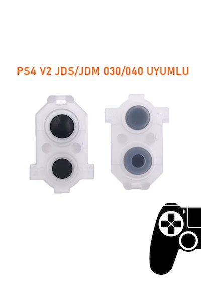 Ps4 V2 Jds 030/040 Kollar İle Uyumlu Lr L1l2 R1r2 Lastik Takımı