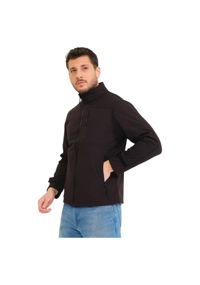 Şensel, Softshell Mont, Siyah -91E650- Su İtici Siyah