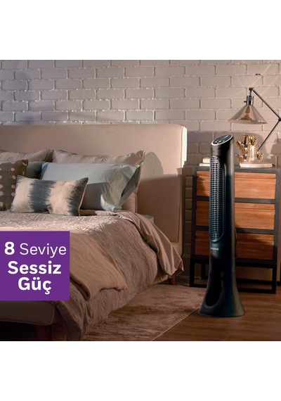 Quietset Tower Hyf290, 8 Hız Ayarı, 80 Derece Salınım, Zamanlayıcı Fonksiyonu, Uzaktan Kumanda, Kısma Seçenekleri