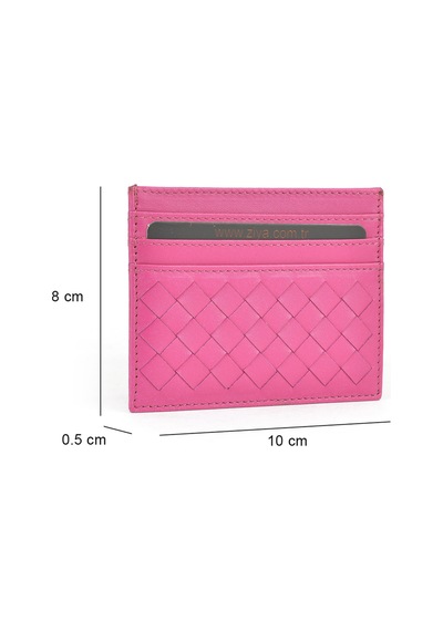 Ziya, Unisex Hakiki Deri Kartlık 1539852z05 Fuşya 1539852z05 555 Fuşya