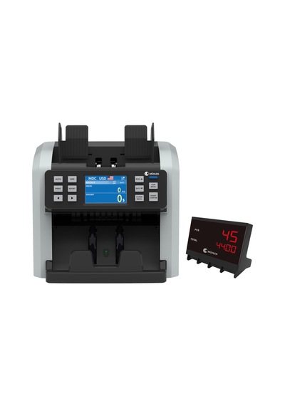 Mühlen Raptor C67 2xcıs Üstten Besleme Karışık Sayma Makinesi Çoklu Ülke Multi Paralar İçin