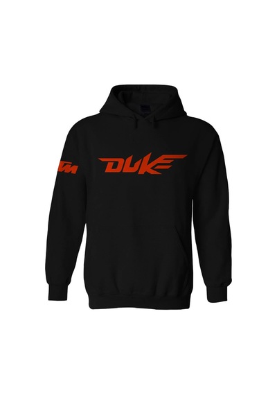Startmore Ktm Duke Unisex Kapüşönlu Hoodie Siyah Siyah