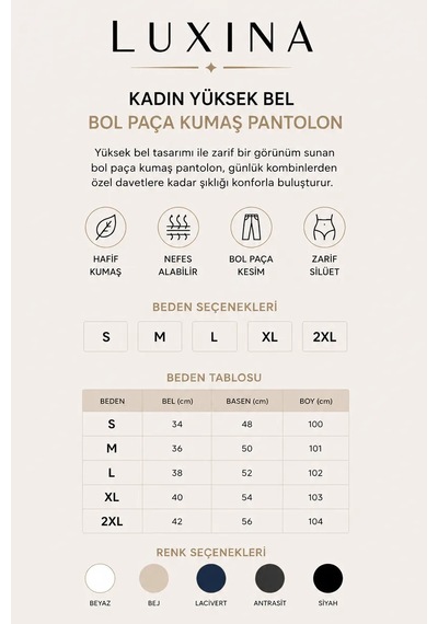 Kadın Mavi Cepli Beli Lastikli Poplin Uzun Etek