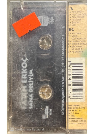 Plak Değildir Kaset Tir Fatih Erkoç Sana Deliyim Kaset