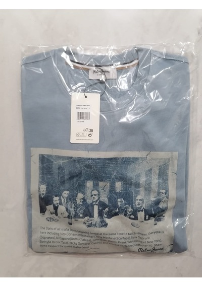 Retroworld Erkek Sweat Mavi