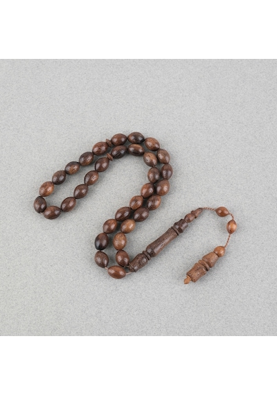 Mango Ağacı Beyzi Kesim 8x10mm Tesbih