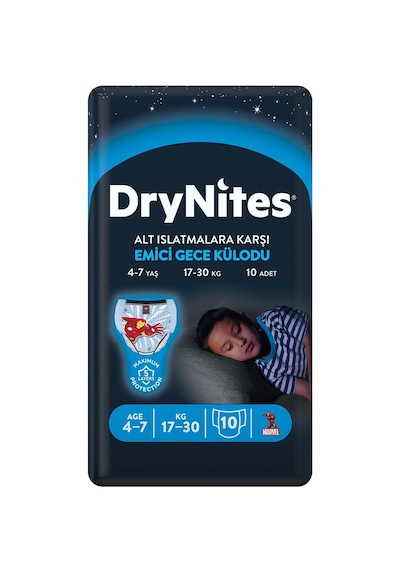 Huggies Drynites Emici Gece Külodu Erkek 4 - 7 Yaş 10'lu