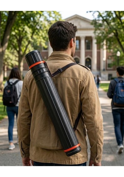 Tebag 8,5 Cm Proje Tüpü Siyah