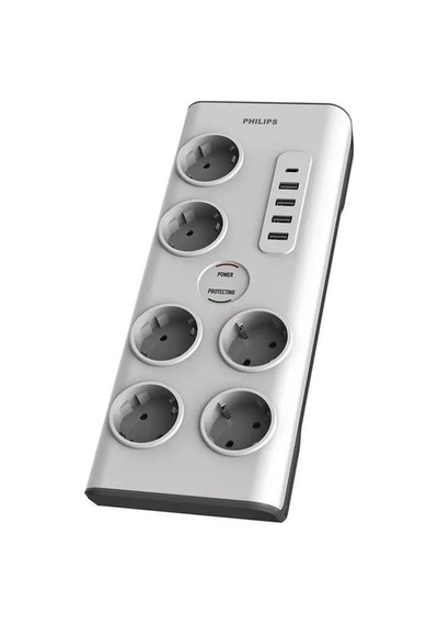 Spn7060wa/62 6'lı Akım Korumalı & 5xusb Priz 900j - 2m