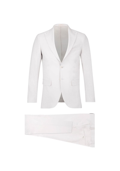 Hatemoğlu Gri Slim Fit Sivri Yaka Klasik Takım Elbise 2958685 Gri