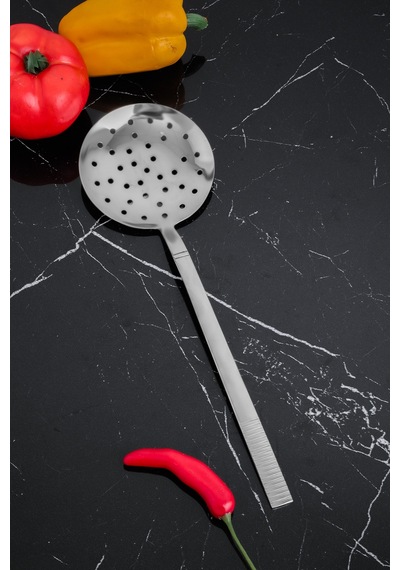 Cooker Heybeli 30 Cm Paslanmaz Çelik Kevgir Ckr2622 Diğer