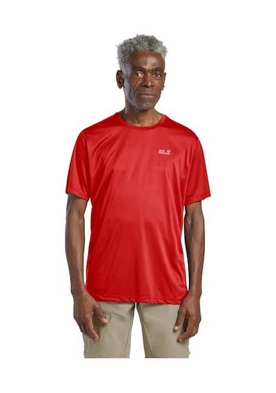 Jack Wolfskin Jack Wolfskın Tech T M Erkek Siren Red T-shırt A63293-j0191 Turuncu