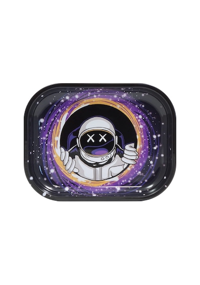 Küçük Metal Tepsi Astronot-1695 beyaz