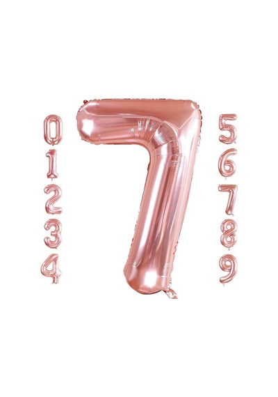 Rose Rakam Folyo Balon 80 Cm Genel