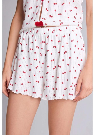 Defacto Regular Fıt Şortlu Kısa Kollu Desenli 2li Ecru Pijama Takımı H6373ax26hser98 Ekru-er98 Defacto Regular Fıt Şortlu Kısa Kollu Desenli 2li Ecru Pijama Takımı H6373ax26hser98 Ekru-er98