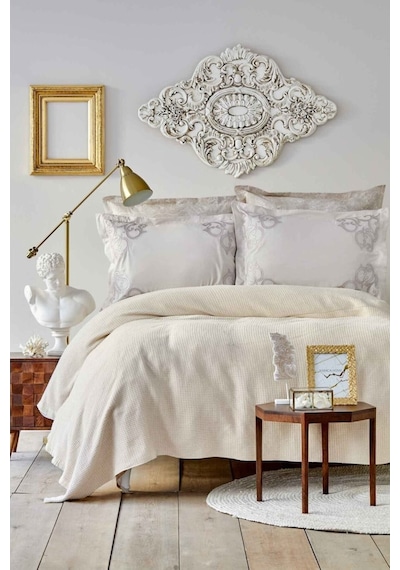 Karaca Home Venice Gold Pamuk Çift Kişilik Nish Set Gold