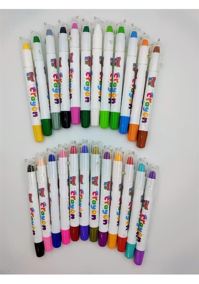Kraf Kids KK505 Sılky Crayon Pastel Boya 24'lü