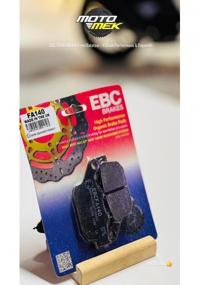 Kawasakı Kle 650 Verseys Arka 15 Ebc Fa140 Motor Fren Balatası Yüksek Performans & Dayanıklı
