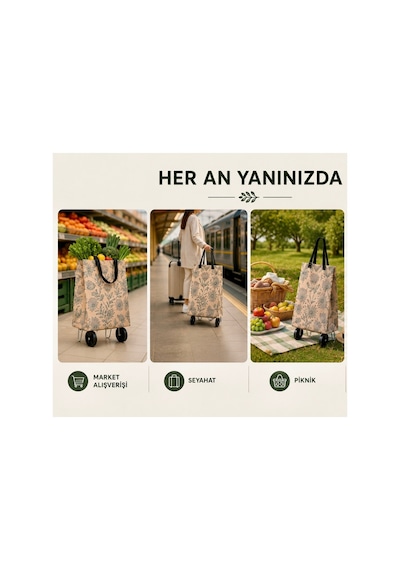 Katlanabilir Tekerlekli Katlanabilir,omuz Askılı Alış Veriş, Pazar Çantası,büyük Boy,suya Dayanıklı Taşıma Çantası,20x54x35 Cm Katlanabilir Tekerlekli Katlanabilir,omuz Askılı Alış Veriş, Pazar Çantası,büyük Boy,suya Dayanıklı Taşıma Çantası,20x54x35 Cm