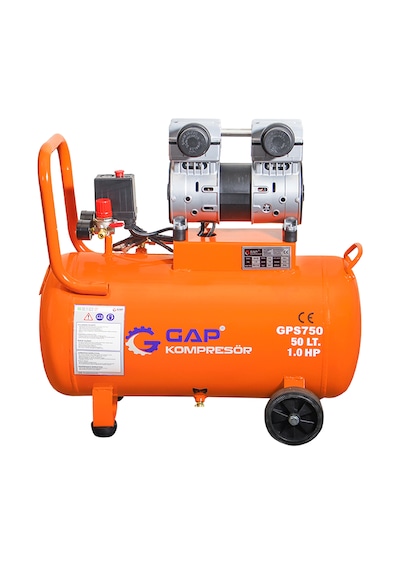 Hava Kompresörü Sessiz Ve Yağsız 50lt Gps750