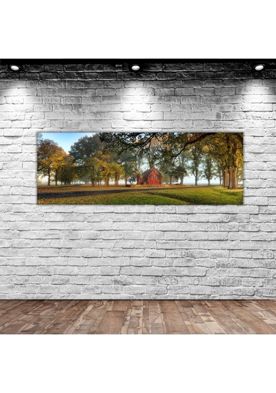 Bk Home Manzara Panorama Kanvas Tablo 100X35Cm-13 (489413014)