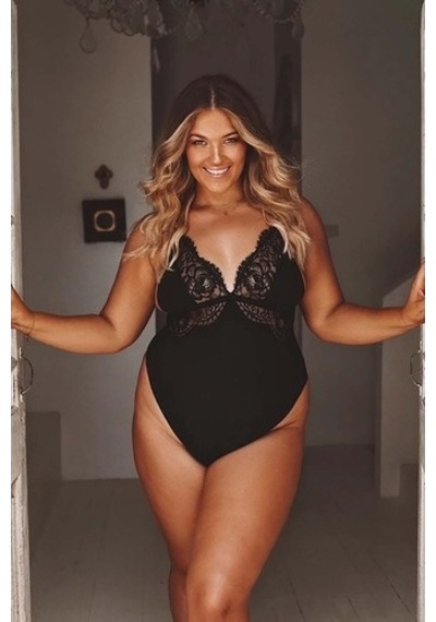 Merry See Özel Tasarım Dantelli Body Gecelik