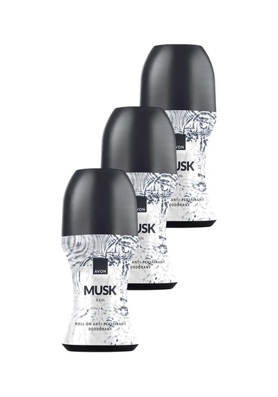 Musk Rain Erkek Roll-on 50 Ml. Üçlü Paket