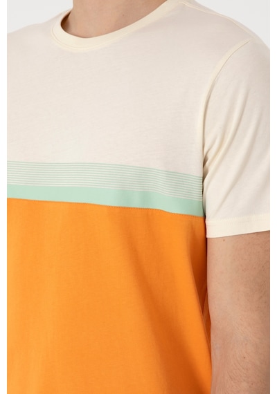 U.S. Polo Assn. Erkek Regular Fit Bisiklet Yaka Turuncu Tişört 50306899-VR051
