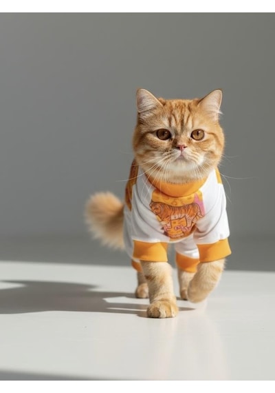 Never Give Up Penye Kedi Tulum Pijama