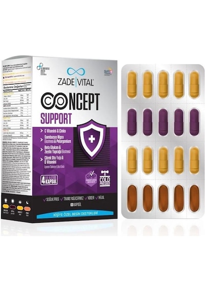Zade Vital Concept Support 60 Kapsül