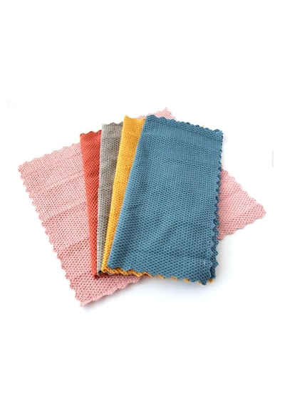 Mikrofiber Cam Ve Yüzey İz Bırakmayan Temizlik Bezi 5 Adet