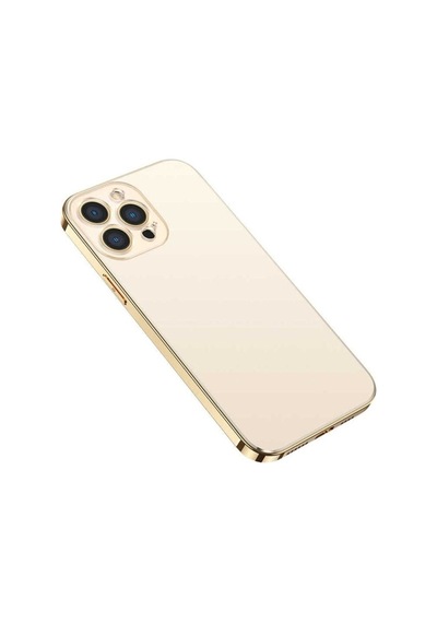 Apple Uyumlu iPhone 13 Pro Kılıf Zore Bobo Kapak Gold