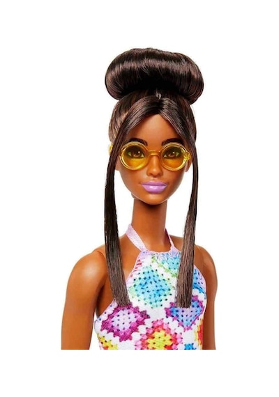 Barbie Büyüleyici Parti Bebekleri (Fashionistas) - Uzun Mavi Elbiseli Bebek HJT07