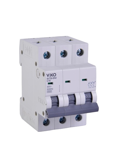 4vtb-3c16 Otomatik Sigorta 4,5ka C Tipi 3 Kutup 16a