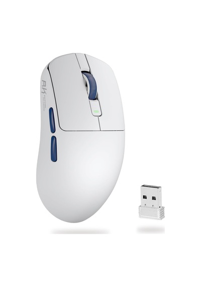 Rk M30 Kablosuz Oyun Faresi, 24000 Dpı, 43g Ultra Hafif, Paw3311 Sensör, 2.4g/bluetooth/usb-c Şarj Edilebilir Kablosuz Diğer