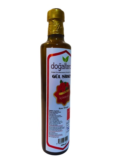 Doğaltercih İçilebilir Doğal Fermantasyon Gül Sirkesi 500 Ml