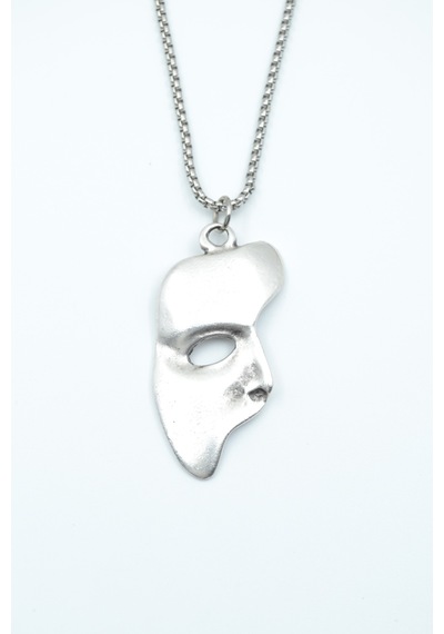 The Phantom Of The Opera - Maske Örme Zincir Kolye Gümüş