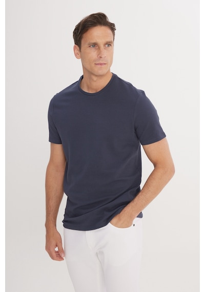 AC&Co / Altınyıldız Classics Erkek Lacı Slim Fit Dar Kesim Bisiklet Yaka Kısa Kollu Yumuşak Tuşeli Basic Tişört Lacı AC&Co / Altınyıldız Classics Erkek Lacı Slim Fit Dar Kesim Bisiklet Yaka Kısa Kollu Yumuşak Tuşeli Basic Tişört Lacı