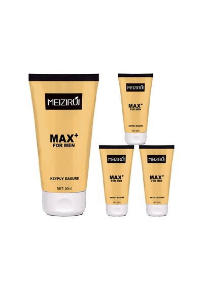 Meizirui Max 4 Adet Erkekler İçin Xxxlfasteffect Ed Kremi - Doğal Yağlı Max Plus Erkek Masaj Kremi