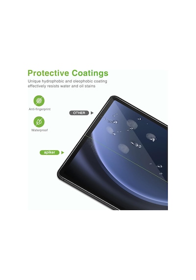 Samsung Uyumlu Galaxy Tab S9 + Plus Tablet Ekran Koruyucu Nano Sm-x810