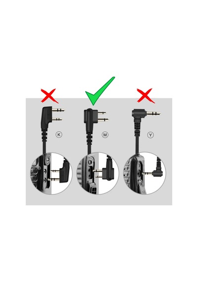 Motorola Rt-2 Cp-040 Cp-88 Cp-300 Dp-1400 Uyumlu Örgü Tip Telsiz Kulaklığı Mikrofonlu 1