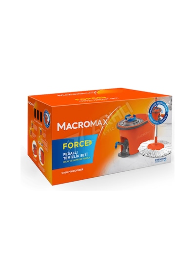 3 Adet Macromax Force Pedallı Otomatik Temizlik Seti Diğer