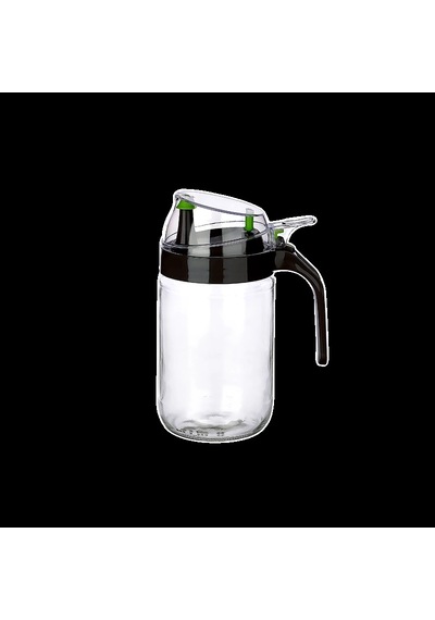 Cam Yağdanlık - Kulplu Sirkelik Sosluk 660ml Renkli