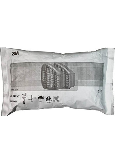 6055 A2 Gaz Ve Buhar Maske Filtresi - 1 Çift