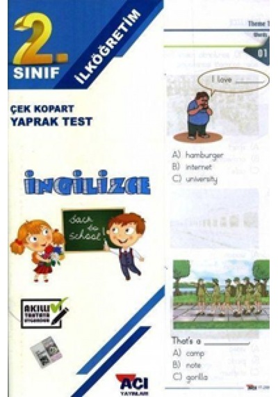 2. Sınıf İngilizce Yaprak Test