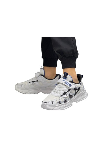 Fıero Mıen Unisex Beyaz Çocuk Okul Günlük Sneaker Ayakkabı Beyaz Beyaz