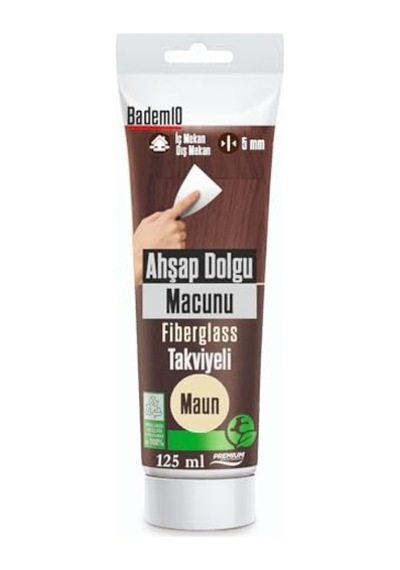 Ahşap Parke Tamir Macunu Maun Mobilya Masa Dolgu Çatlak Çizik Giderici 125 Ml Kullanım Hazır