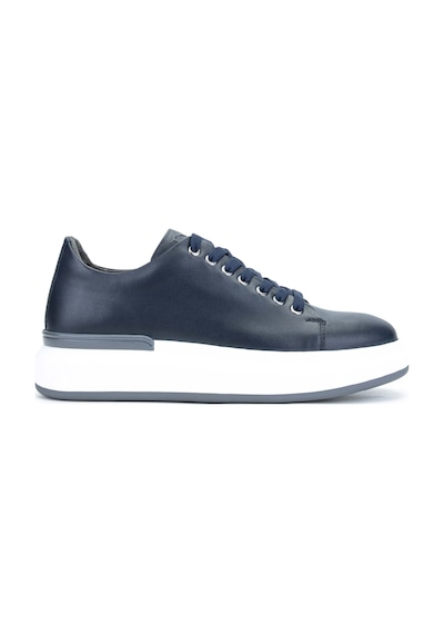 Tamer Tanca Erkek Hakiki Deri Lacivert Sneakers & Spor Ayakkabı 381 19669 Erk Ayk Y24 Lacıvert Lacivert